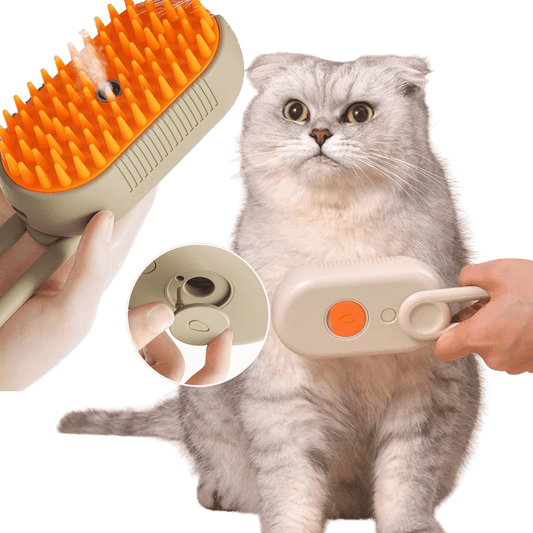 BrushPro® Cepillo con Vapor para Mascotas
