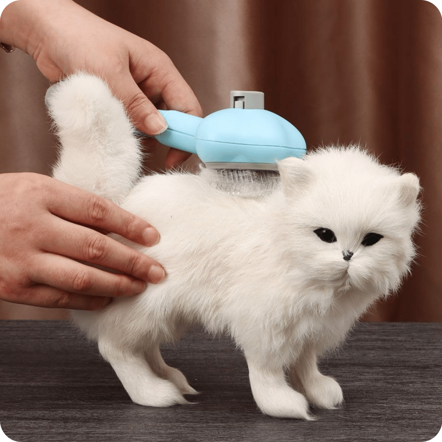 Pelu Pro®  Cepillo para Mascotas con Cerdas Metálicas