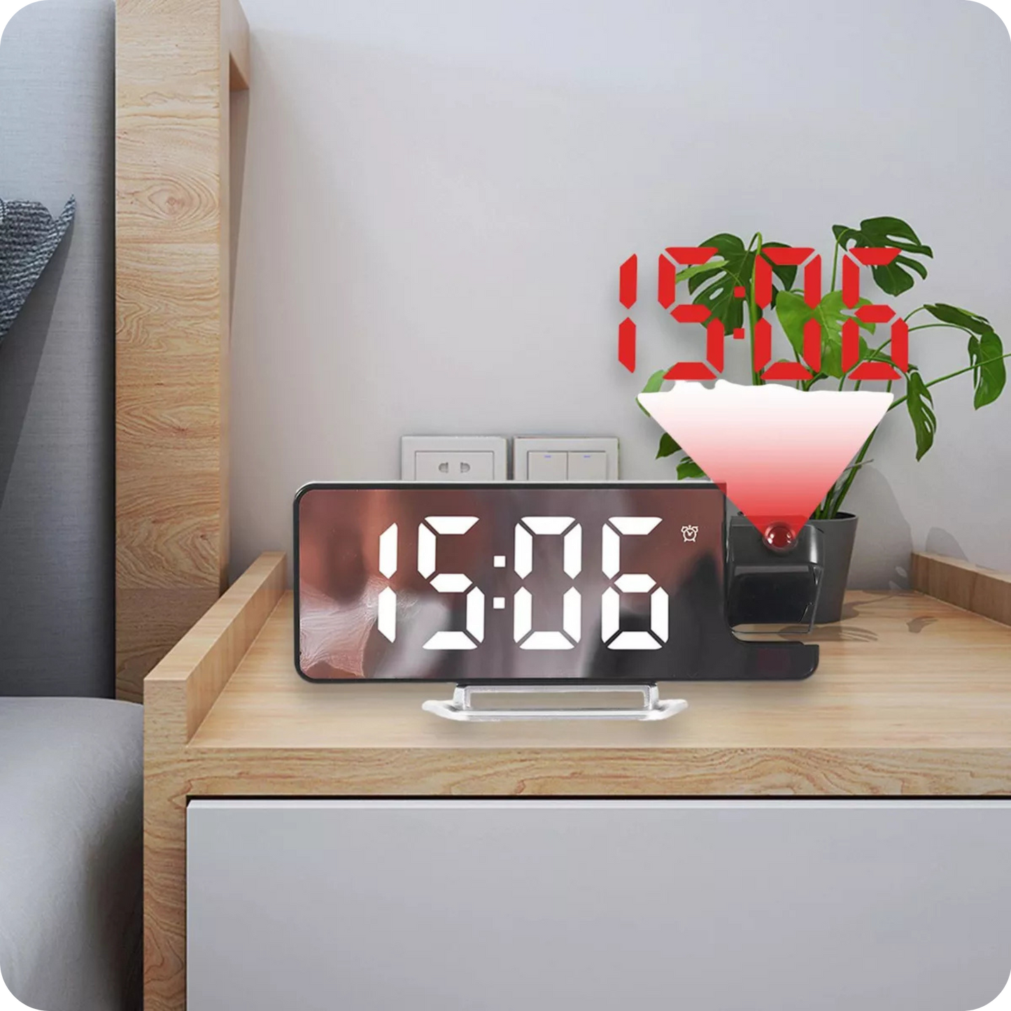Clock Pro® Reloj Despertador con Proyector