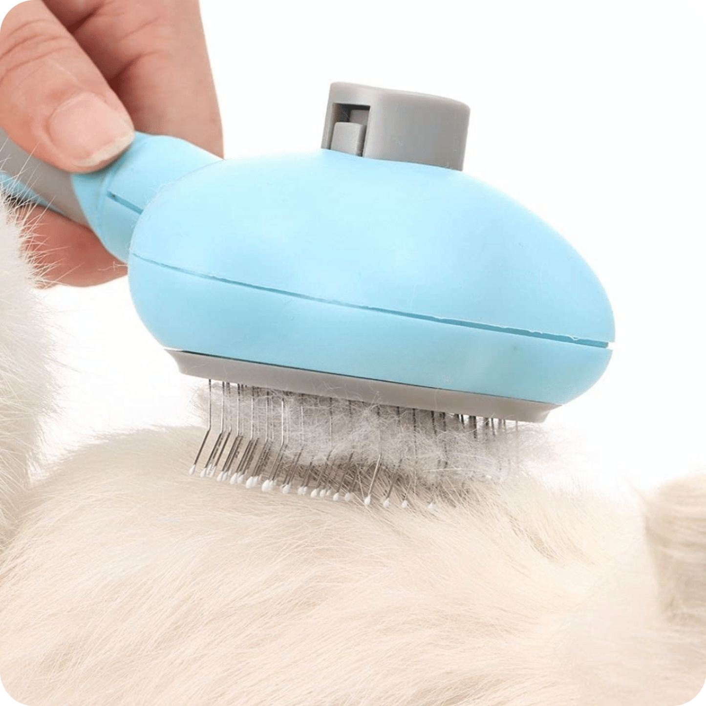 Pelu Pro®  Cepillo para Mascotas con Cerdas Metálicas