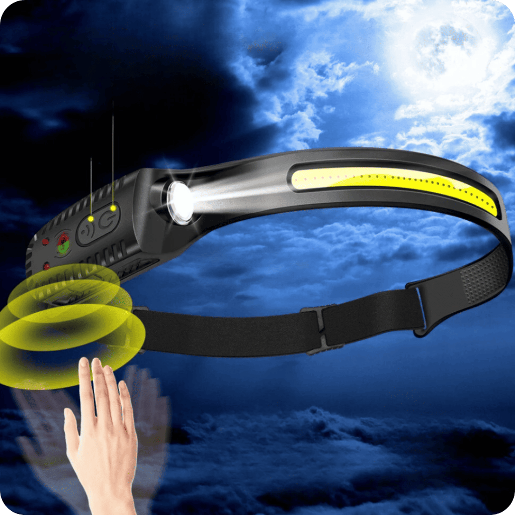Front Lumi Pro® Linterna Frontal Led con Sensor