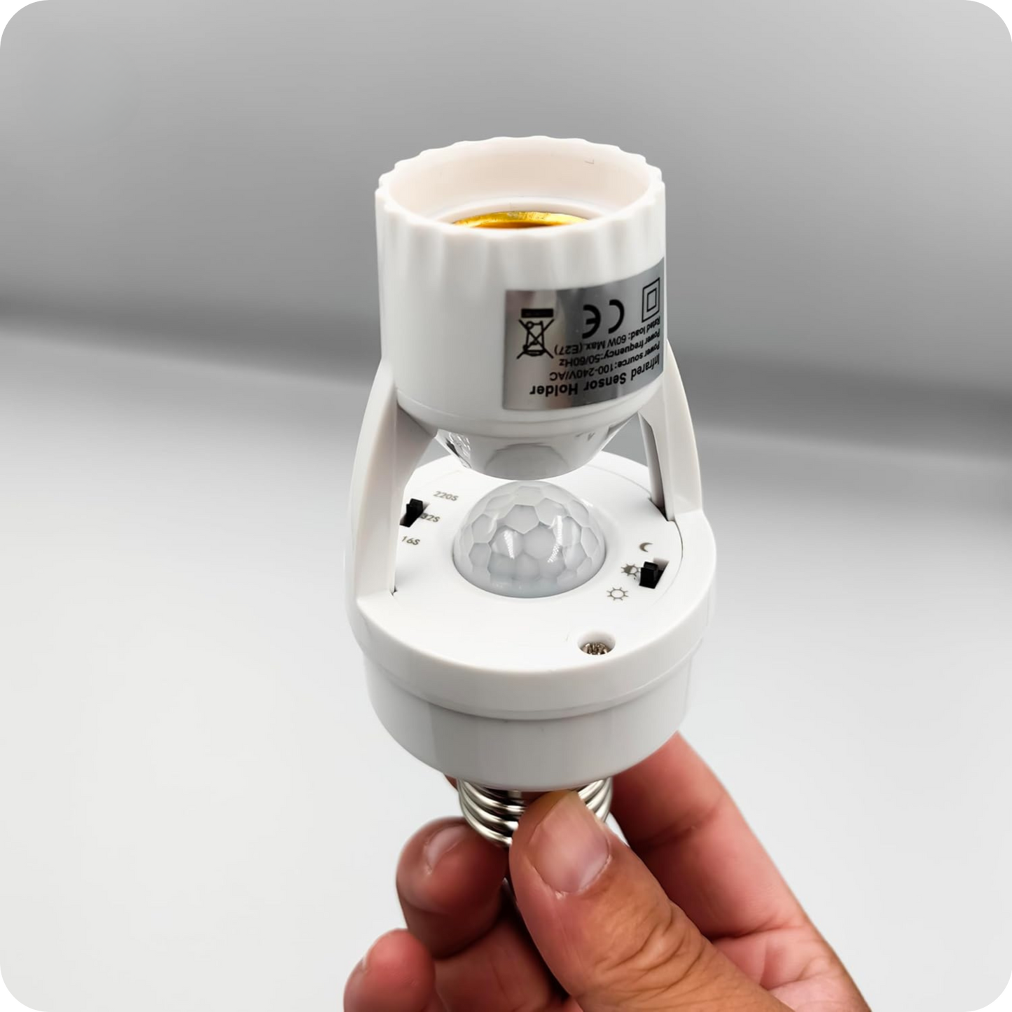 LuzPro® Portafoco con Sensor de Movimiento