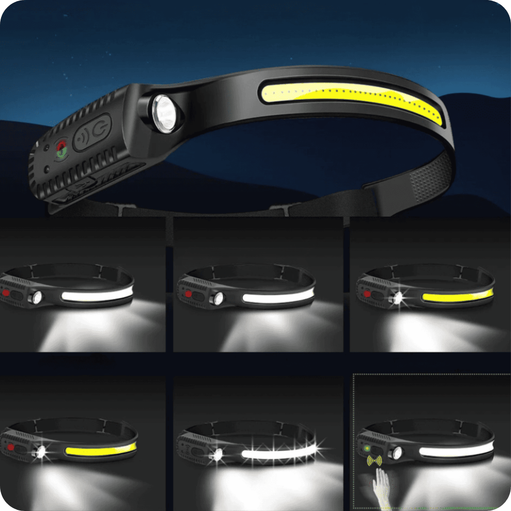 Front Lumi Pro® Linterna Frontal Led con Sensor