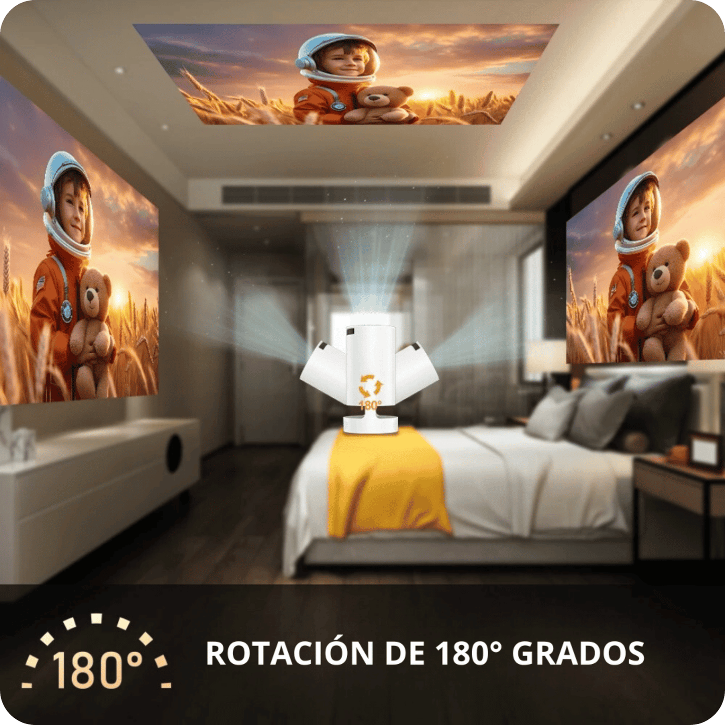 Project Pro® Proyector Portátil Ultra HD
