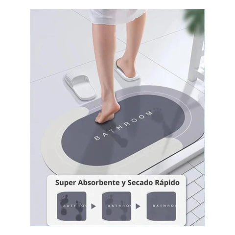 FreshMat - Alfombra Antideslizante p/ Baño - 2x1