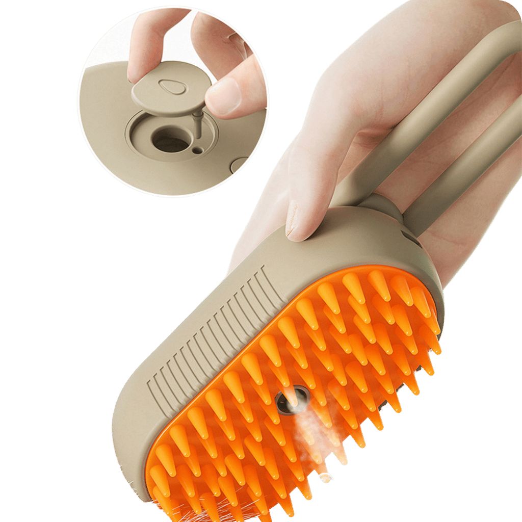 BrushPro® Cepillo con Vapor para Mascotas
