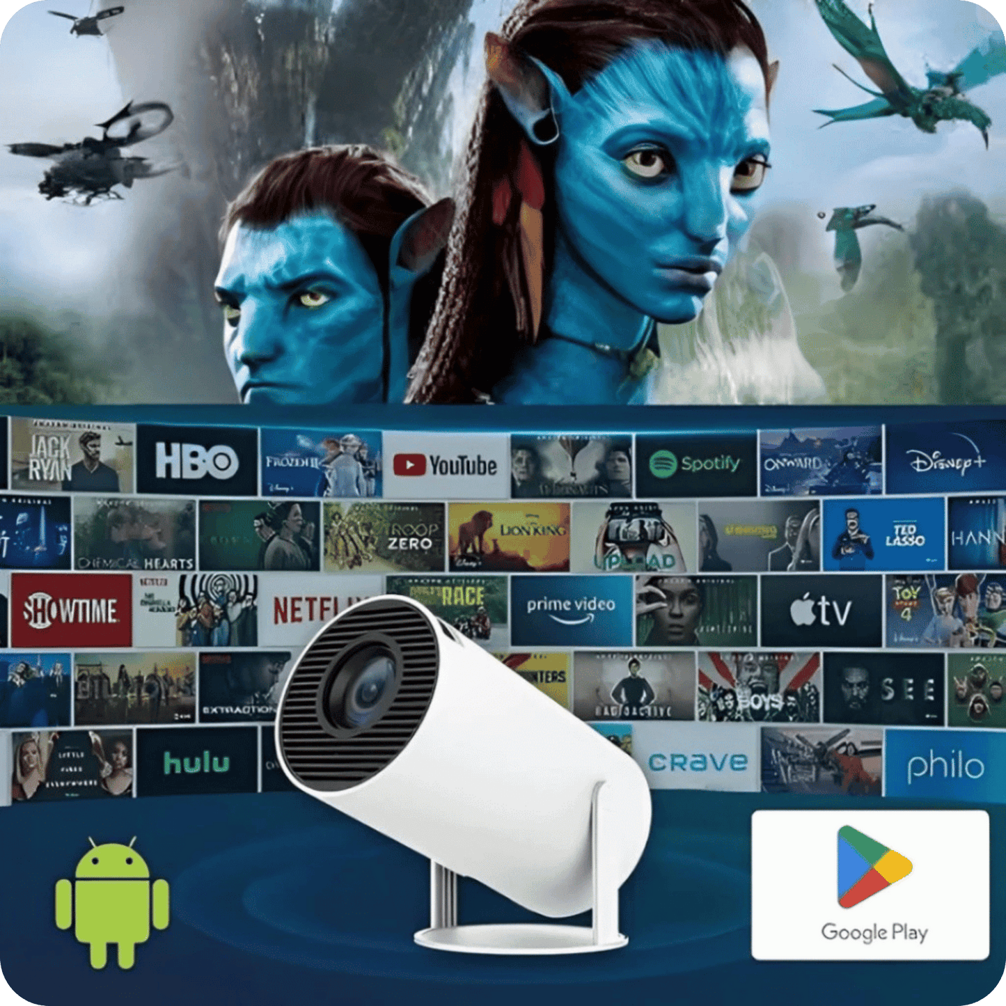 Project Pro® Proyector Portátil Ultra HD