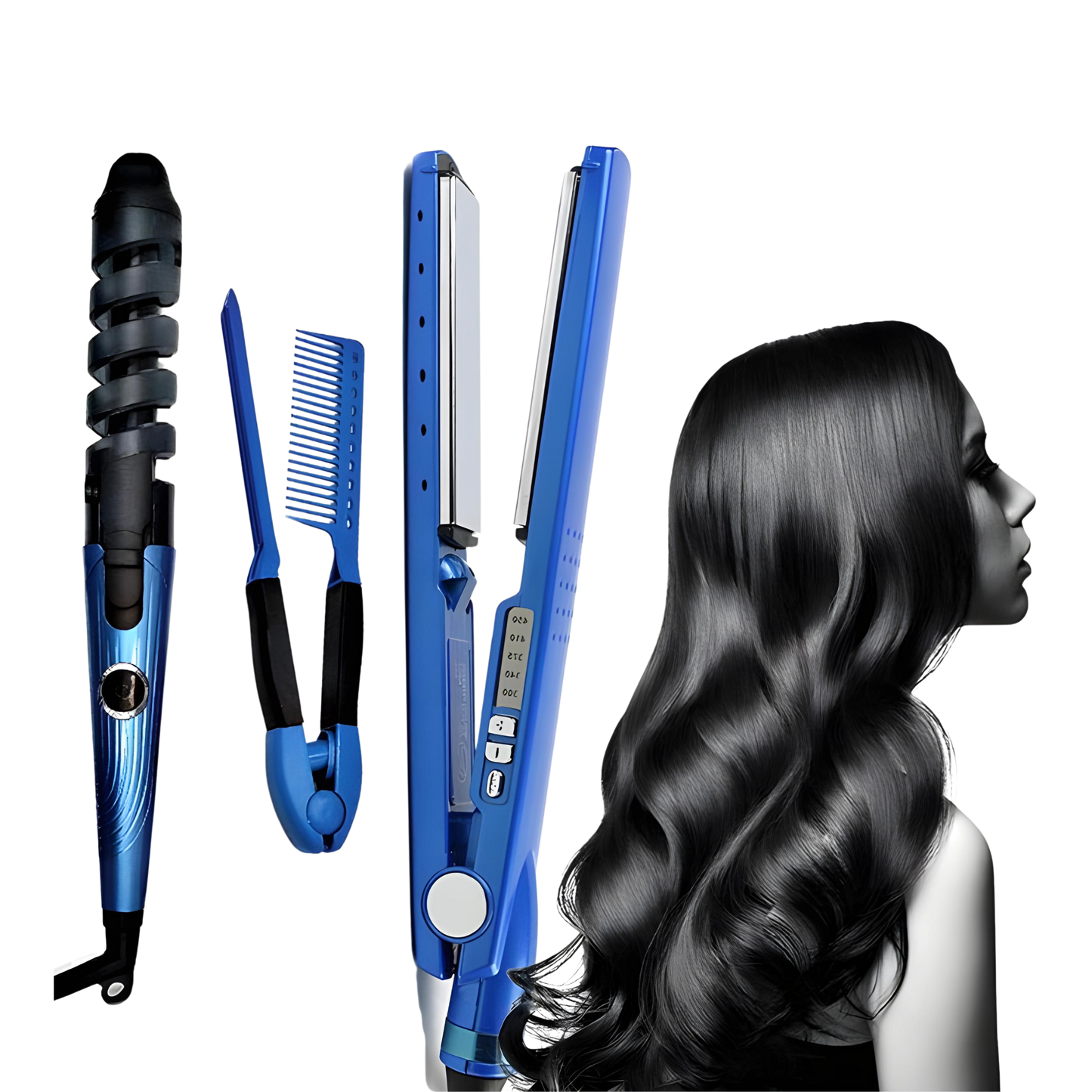 Hair Comb Pro® Plancha para Cabello 3 En 1