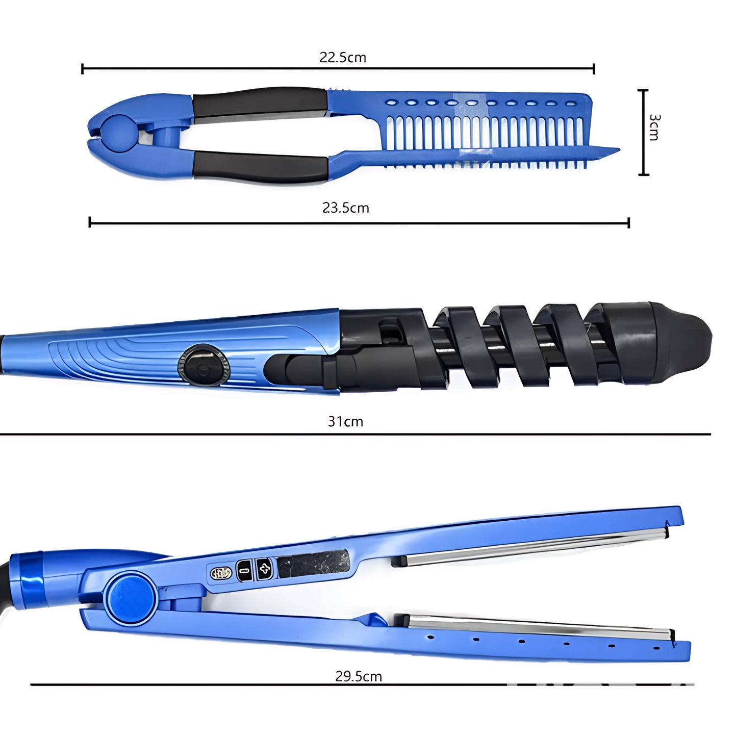 Hair Comb Pro® Plancha para Cabello 3 En 1
