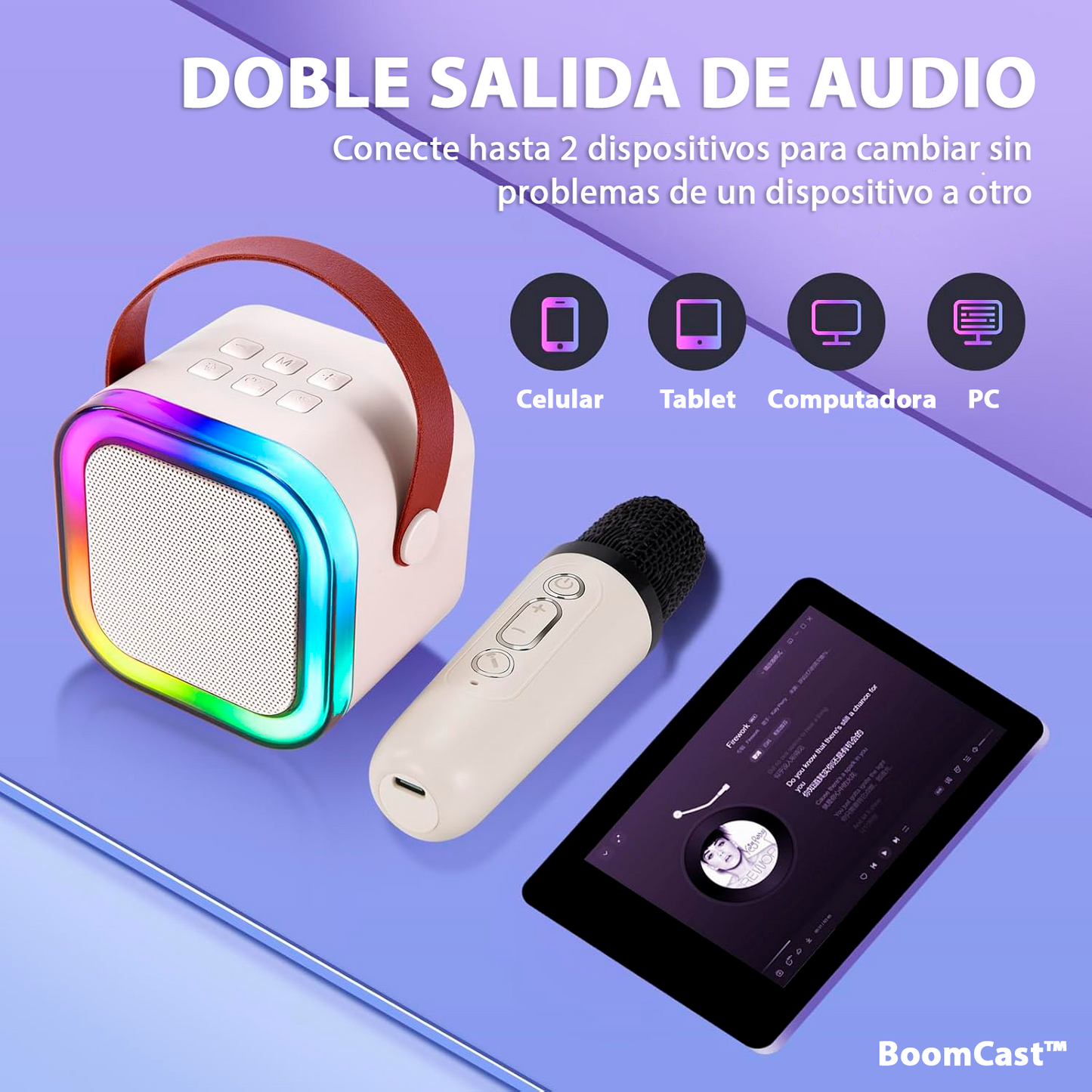 BoomCast® Set Mini Karaoke