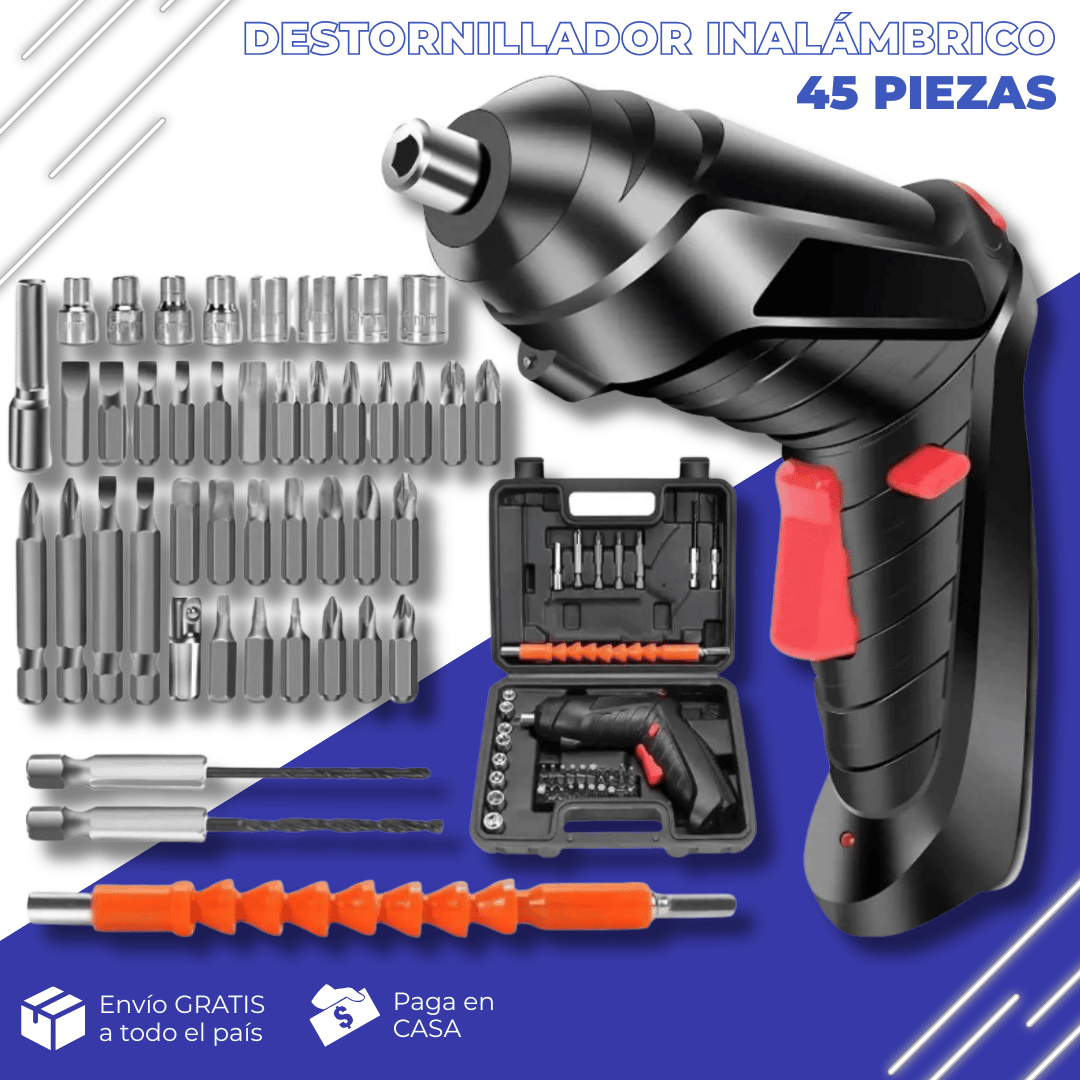 Torquex Master® Kit de destornillador de 45 piezas