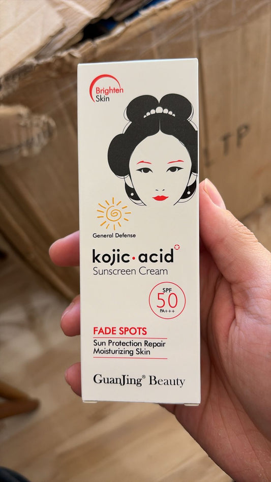 Crema aclaradora con protección Solar - Kojic Acid