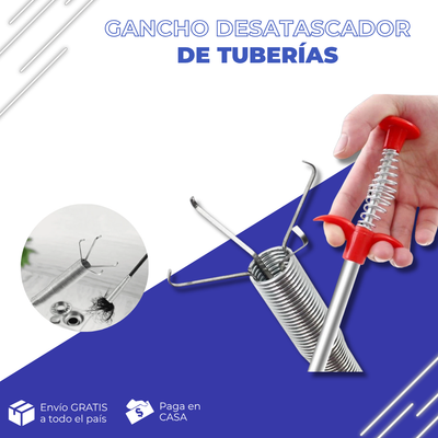 CleanerPro® Gancho Desatascador de Tuberias