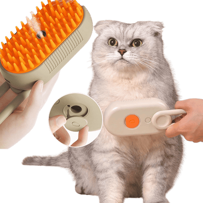BrushPro® Cepillo con Vapor para Mascotas