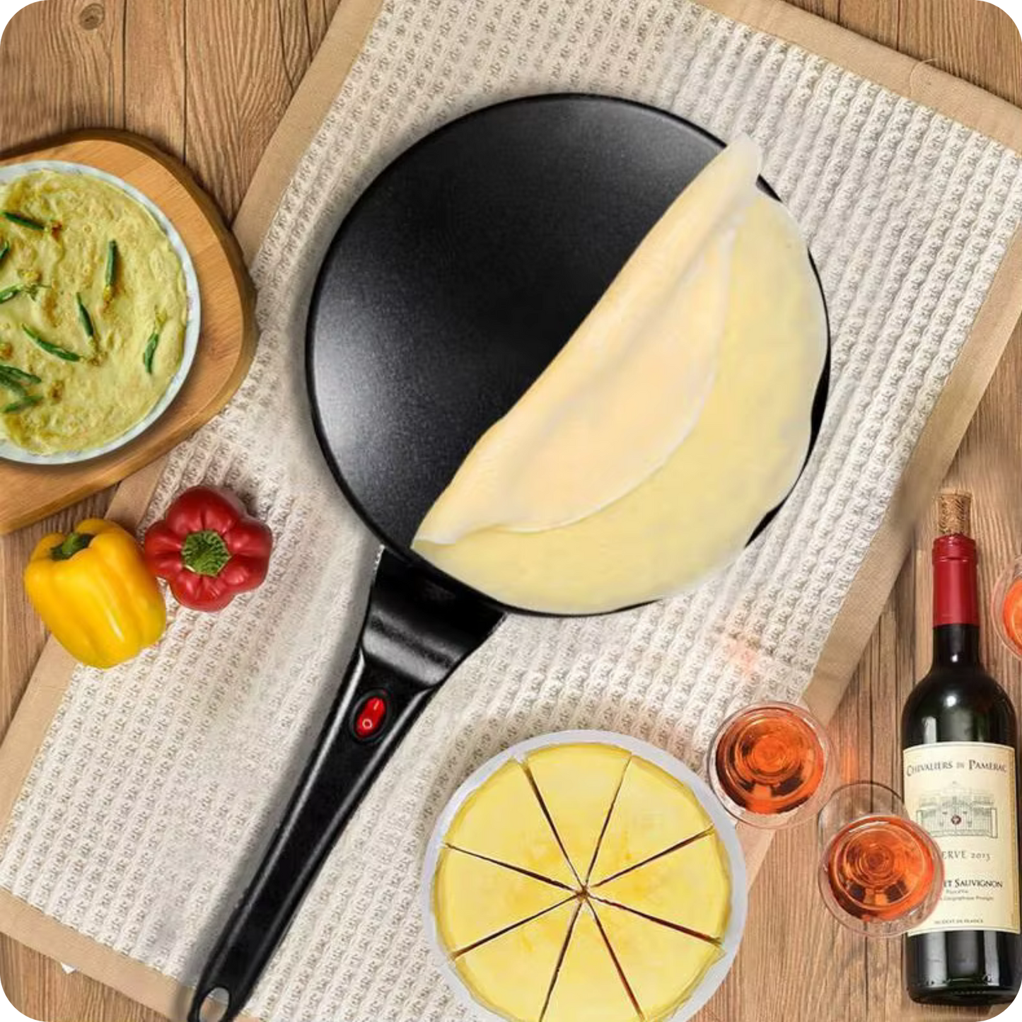 Crepe Pro® Panquequera Eléctrica