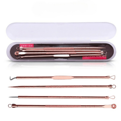 Derma Pro® Kit De 4 Extractores De Puntos Negros