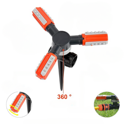 Spin Pro® Aspersor de Jardín Giratorio 360°