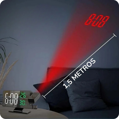 Clock Pro® Reloj Despertador con Proyector