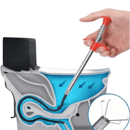 CleanerPro® Gancho Desatascador de Tuberias