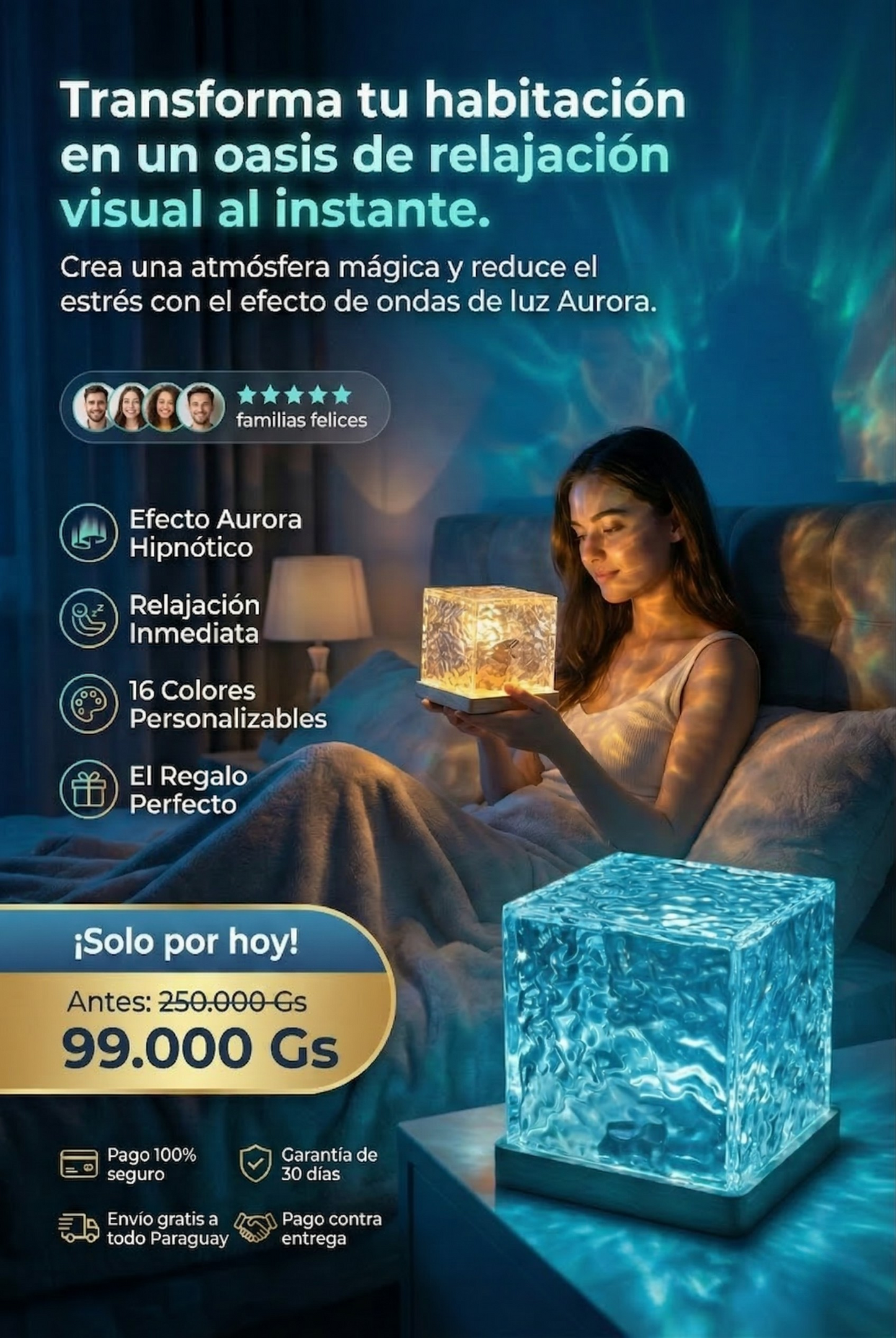 Lámpara Led Aurora Boreal® Aurora Boreal en casa