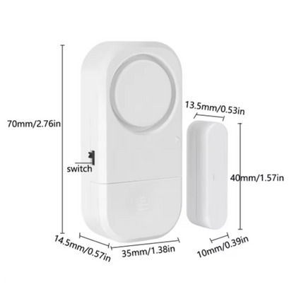 SafePro® Alarma Inalámbrica para Puertas y Ventanas