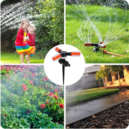 Spin Pro® Aspersor de Jardín Giratorio 360°