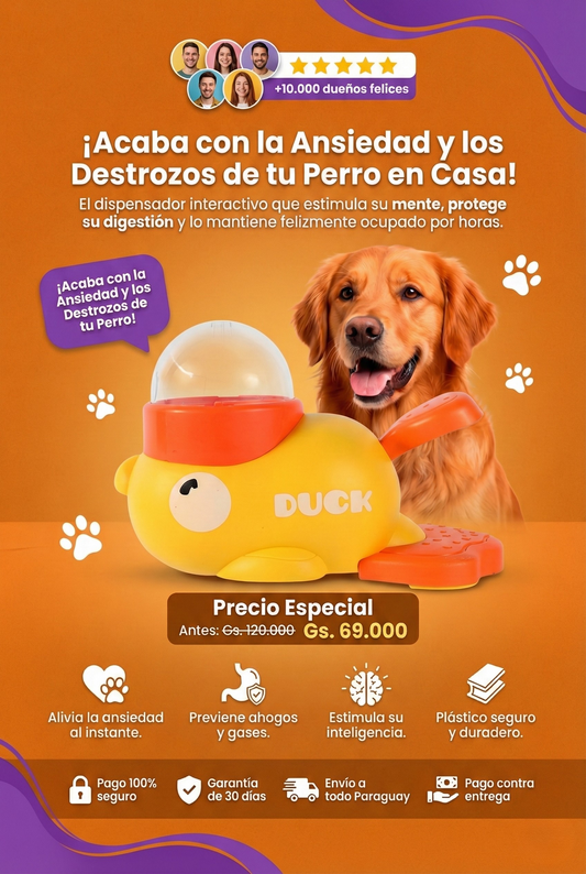 Puzzle Pet - Dispensador de comida para animal interactivo
