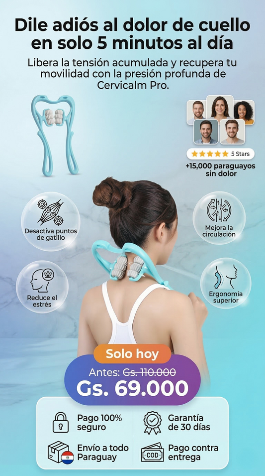 CerviCalm Pro - Masajeador de cuello