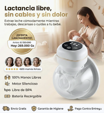 Baby Milk® Extractor De Leche Eléctrico Portátil Recargable