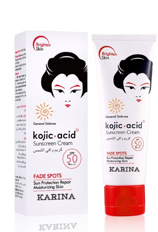 Crema aclaradora con protección Solar - Kojic Acid