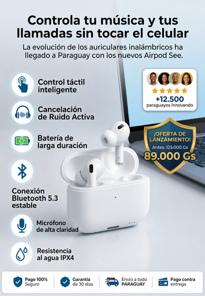 AirPod See - Auriculares inalámbricos Pro