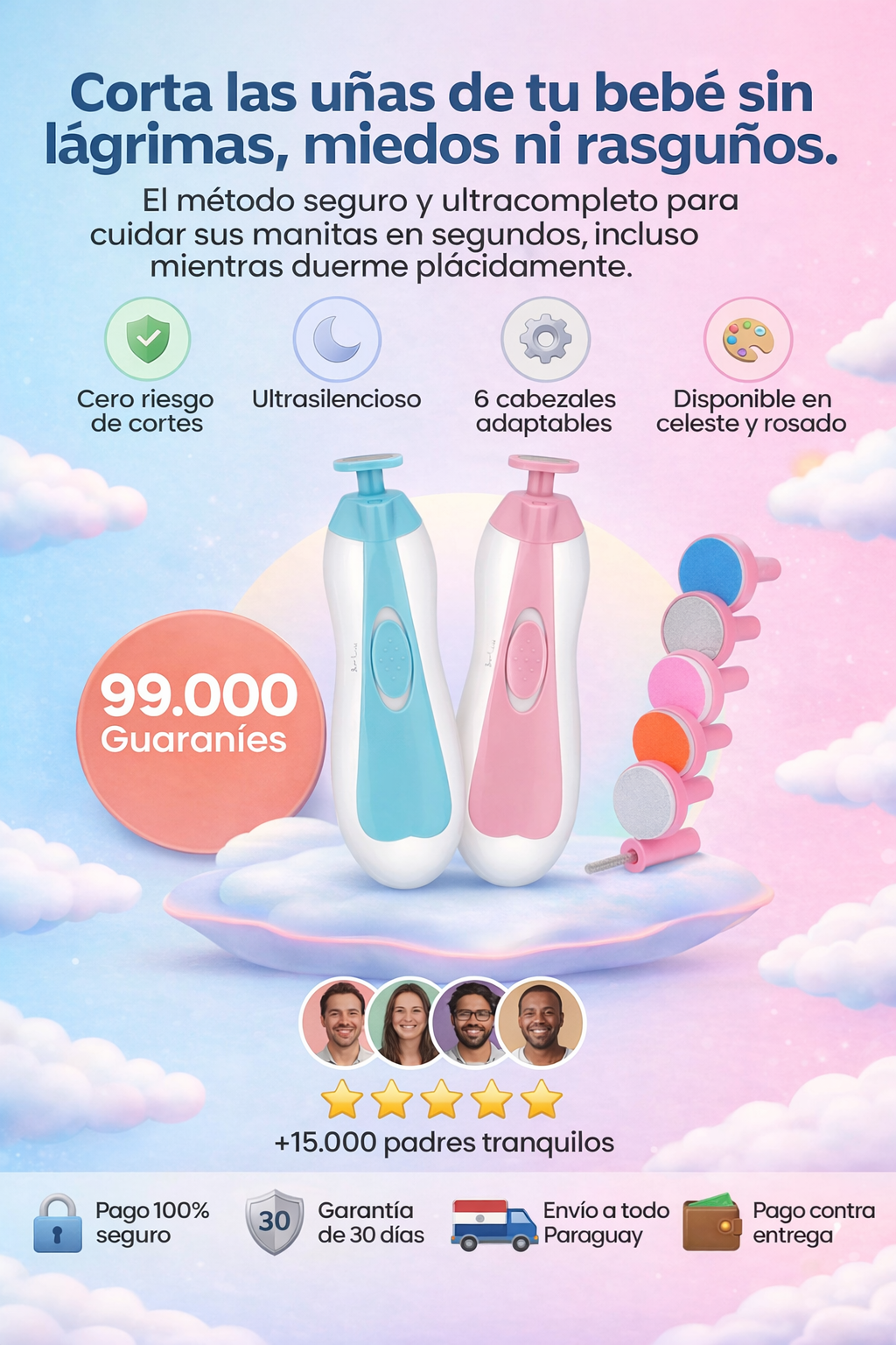 BabyPro® Cortadora De Uñas Para Bebés