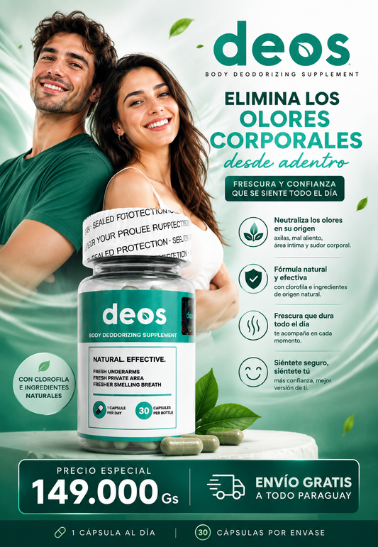 Deos Plus - Elimina el mal olor desde adentro