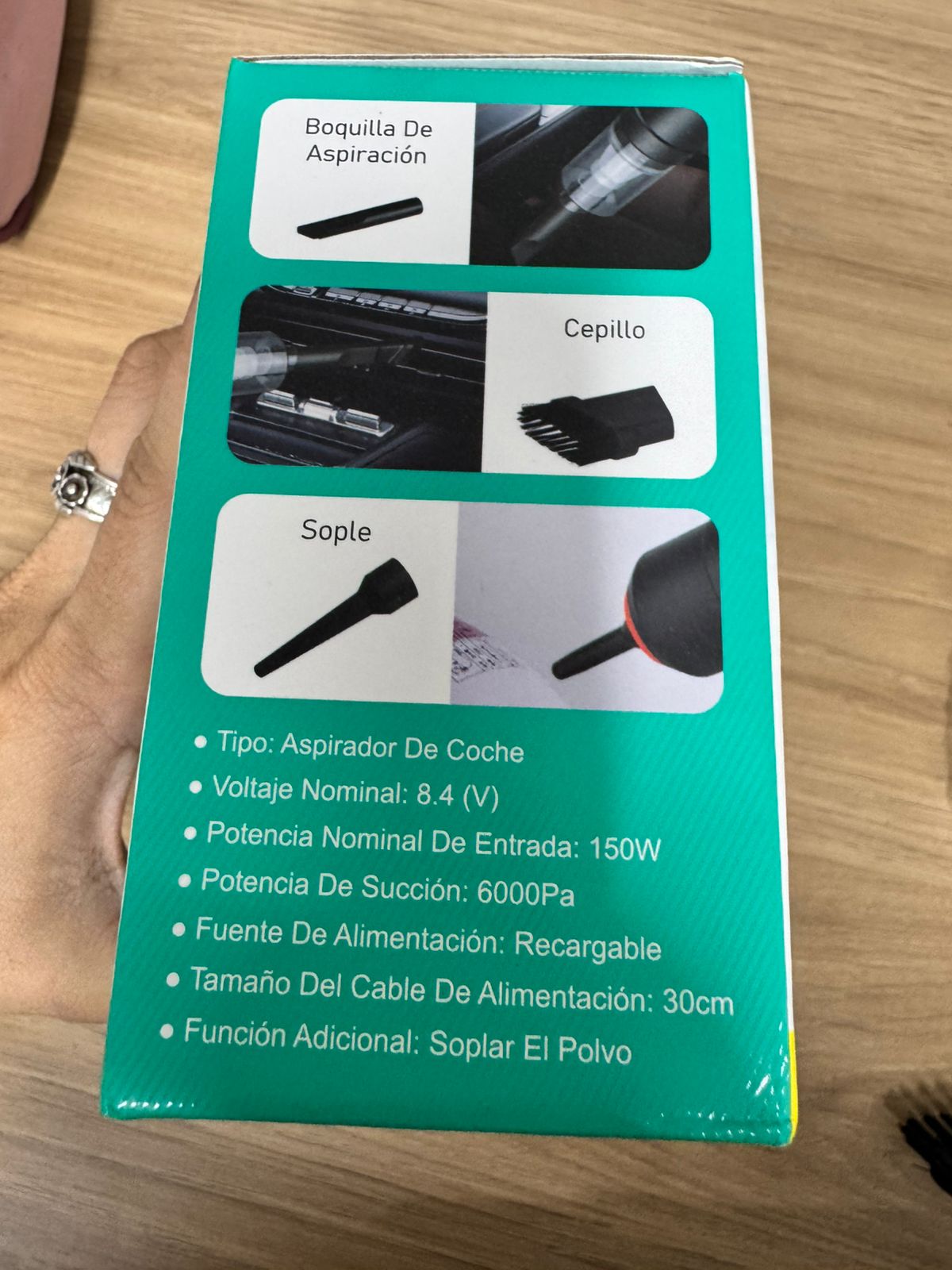 MultiBreeze - Aspiradora inalánbrica de mano multifunción