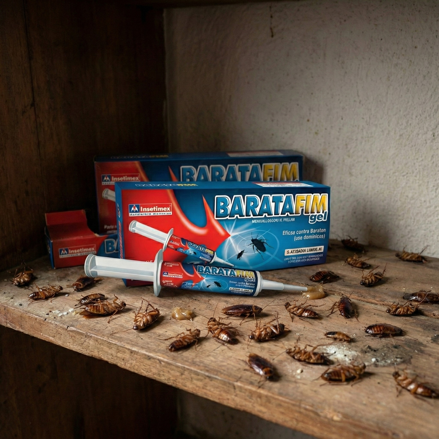 BARATAFIM Pro - Gel insecticida para plagas