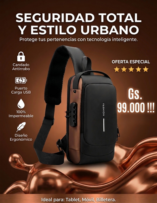 Bolso Antirrobo Impermeable Para Hombres®