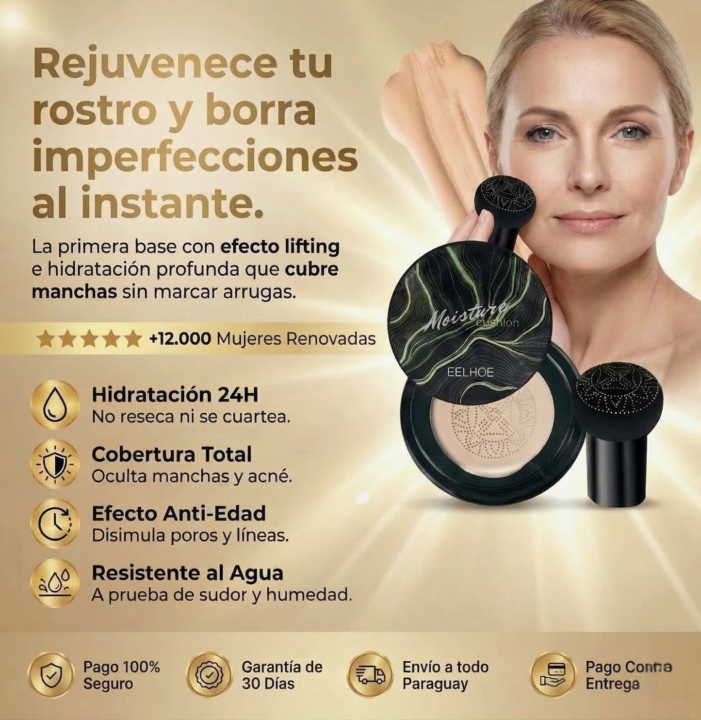 Beauty Cream Base Maquillaje Anti-Edad 🌸